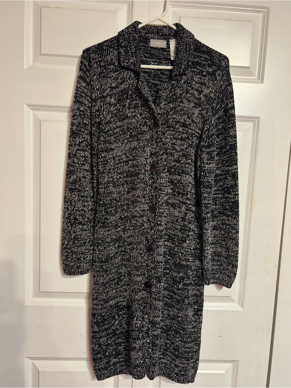 Liz Claiborne Long Knit Cardigan Sweater